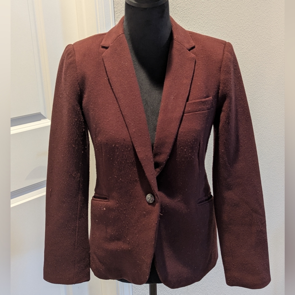 EUC Premise STUDIO Women's Dark Brown Blazer size 6